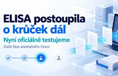 ELISA postoupila dál – oficiálně testujeme
