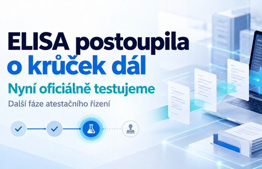 ELISA postoupila dál – oficiálně testujeme